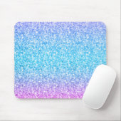 Eleganter farbenfroher Glitzer & Glitzern Mousepad (Mit Mouse)