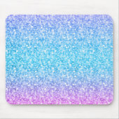 Eleganter farbenfroher Glitzer & Glitzern Mousepad (Vorne)