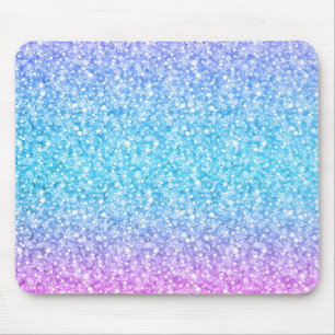 Eleganter farbenfroher Glitzer & Glitzern Mousepad
