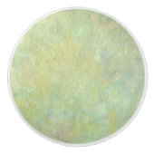 Eleganter, farbenfroher Look Grüner Schubladen Keramikknauf (Vorderseite)