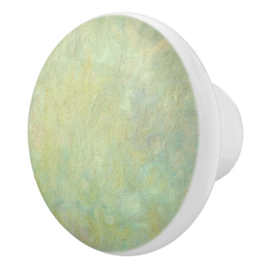 Eleganter, farbenfroher Look Grüner Schubladen Keramikknauf (Rechts)