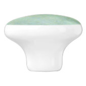 Eleganter, farbenfroher Look, hellgrüner Schublade Keramikknauf (Seitenansicht)