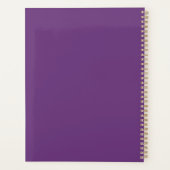 Eleganter farbenfroher Wasserfarbener Östhetiker Planer (Rückseite)