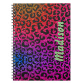 Eleganter farbiger Glitzer Notizblock (Vorderseite)