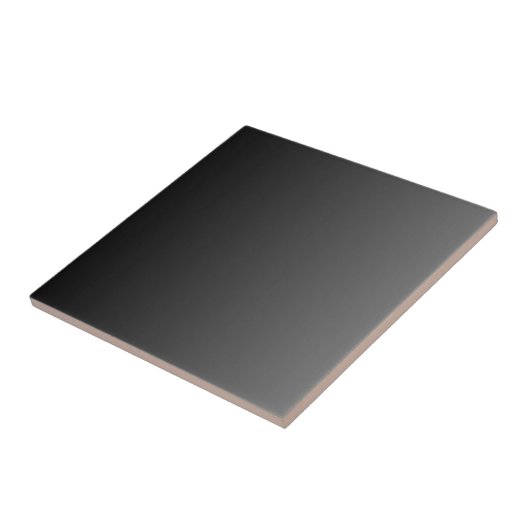 Eleganter Farbverlauf schwarz und grau für moderne Fliese (Seite)