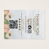 Eleganter Feiertag Jahreszeit Frohe Weihnachten (Rückseite)