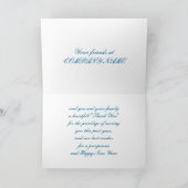 Eleganter Feiertagskarte (Innenseite)