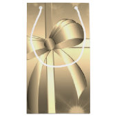 Eleganter festlicher Goldbug Kleine Geschenktüte (Rückseite)