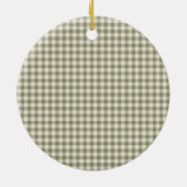 Eleganter festlicher Lehrer Weihnachtskranz Keramik Ornament (Hinten)