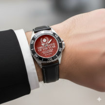 Eleganter Feuerwehrmann des Jahres Roter Marmor