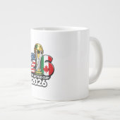 Eleganter FIFA Weltmeisterschaft 2026 Jumbo-Mug Jumbo-Tasse (Vorderseite Rechts)