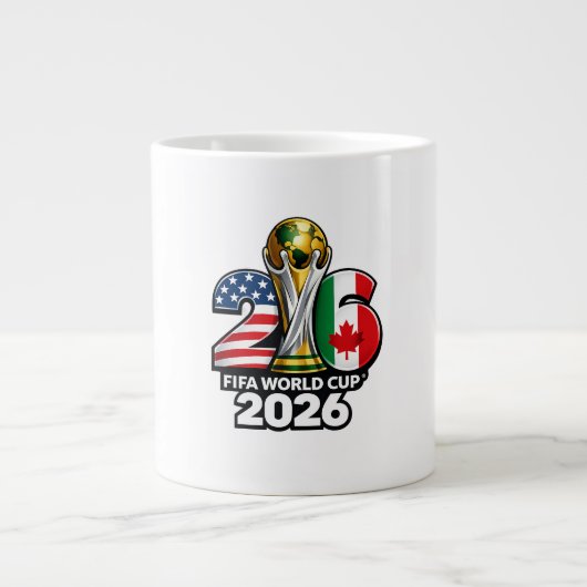 Eleganter FIFA Weltmeisterschaft 2026 Jumbo-Mug Jumbo-Tasse (Vorderseite)