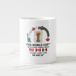 Eleganter FIFA Weltmeisterschaft 2026 Jumbo-Mug Jumbo-Tasse
