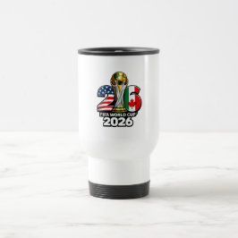 Eleganter FIFA Weltmeisterschaft 2026 Reise-/Pendl Reisebecher
