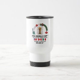 Eleganter FIFA Weltmeisterschaft 2026 Reise-/Pendl Reisebecher