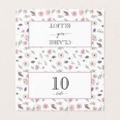 Eleganter Flachbildschirm Moderner Botanischer Grü (Außenseite Aufgefaltet)