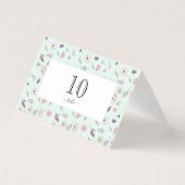 Eleganter Flachbildschirm Moderner Botanischer Grü (Vorderseite)