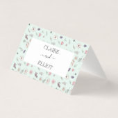 Eleganter Flachbildschirm Moderner Botanischer Grü (Rückseite)