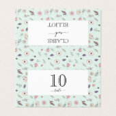 Eleganter Flachbildschirm Moderner Botanischer Grü (Außenseite Aufgefaltet)