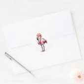 Eleganter Flamingo Sticker - Graceful Tropical Bir (Umschlag)