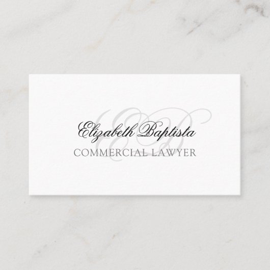 Eleganter flämischer QR-Code Visitenkarte (Vorderseite)