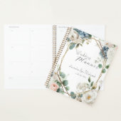 Eleganter Flora personalisierter Hochzeitsplaner Planer (Anzeige)