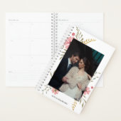 Eleganter floral Two Foto und Name Planner Planer (Anzeige)