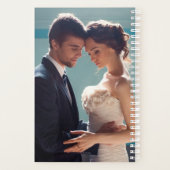 Eleganter floral Two Foto und Name Planner Planer (Rückseite)