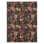 Eleganter floraler Apple Fall to Holiday Apple Tischdecke (Vorderseite)