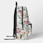 Eleganter floraler Backpack Bedruckter Rucksack (Links)