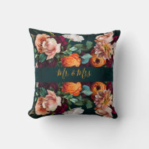 Eleganter floraler botanischer Rustikaler Herr & M