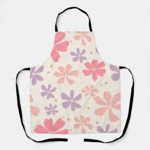 Eleganter floraler Druck Botanische Kunst für Natu Schürze