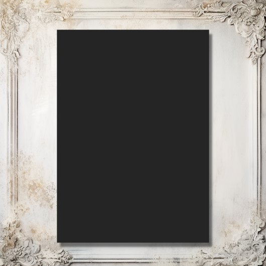 Eleganter, floraler Kronleuchter Schwarz und Weiß Save The Date