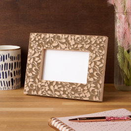 Eleganter, floraler Laserstrahl geätzter Bildrahme Geätzte Rahmen