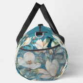 Eleganter, floraler Muster - Personalisierter Name Duffle Bag (Rechts)