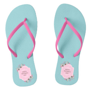 Eleganter floraler Muttertag   Flip Flops Badesandalen