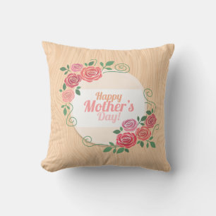 Eleganter floraler Muttertag Kissen