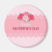 Eleganter floraler Muttertag | Magnet (Vorne)