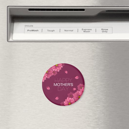 Eleganter floraler Muttertag | Magnet (In Situ (Geschirrspüler))