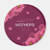 Eleganter floraler Muttertag | Magnet (Vorne)