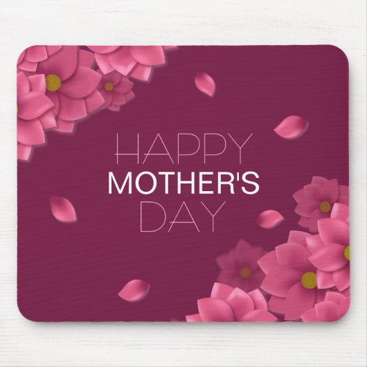 Eleganter floraler Muttertag | Mauspad (Vorne)