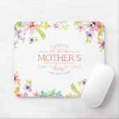 Eleganter floraler Muttertag | Mauspad (Mit Mouse)