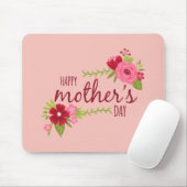 Eleganter floraler Muttertag | Mauspad (Mit Mouse)
