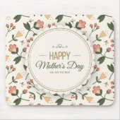 Eleganter floraler Muttertag | Mousepad (Vorne)