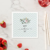 Eleganter floraler Muttertag | Napkin Serviette (Beispiel)