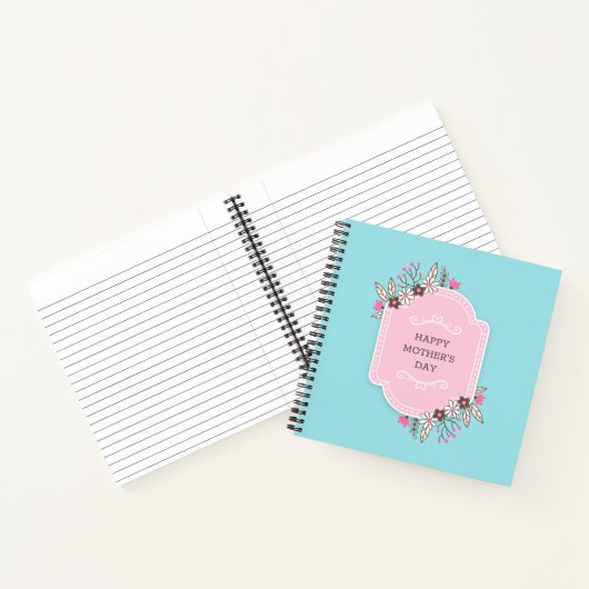 Eleganter floraler Muttertag | Notebook Notizblock (Innenseite)