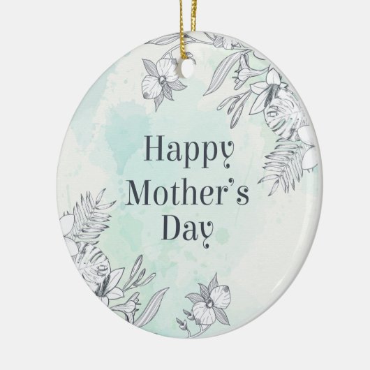 Eleganter floraler Muttertag | Ornament (Links)