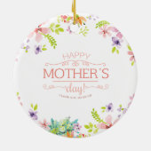 Eleganter floraler Muttertag | Ornament (Hinten)