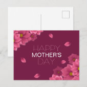 Eleganter floraler Muttertag | Postkarte (Vorne/Hinten)