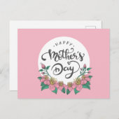 Eleganter floraler Muttertag | Postkarte (Vorne/Hinten)